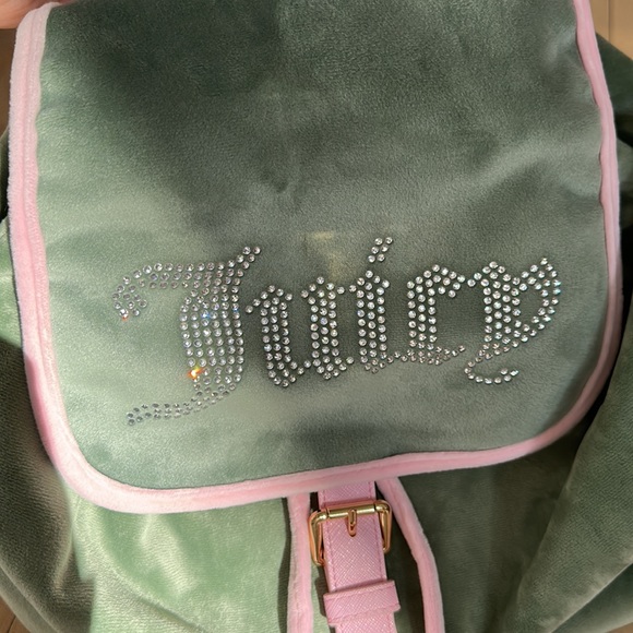 NWT Juicy Couture x Stoney Clover Lane Velour Backpack - Picture 8 of 14